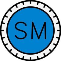 San Marino Dial code Vector Icon