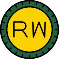 Rwanda Dial code Vector Icon