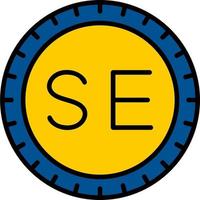 Sweden Dial code Vector Icon