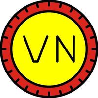 Vietnam Dial code Vector Icon