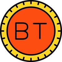 Bután marcar código vector icono
