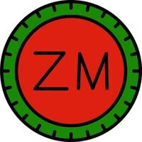 Zambia Dial code Vector Icon