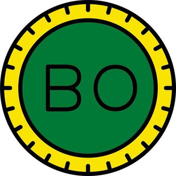 Bolivia Dial code Vector Icon