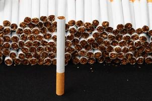 Stack of cigarettes photo