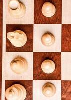 Chess on the board photo