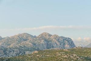 Scenic mountain landscape photo