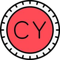 Cyprus Dial code Vector Icon