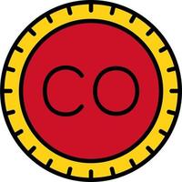 Colombia Dial code Vector Icon