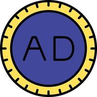 Andorra Dial code Vector Icon