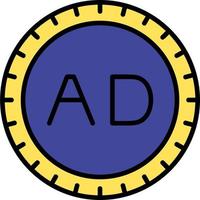 Andorra Dial code Vector Icon