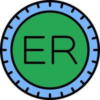 Eritrea Dial code Vector Icon