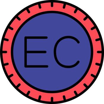 Ecuador Dial code Vector Icon