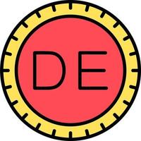Germany Dial code Vector Icon