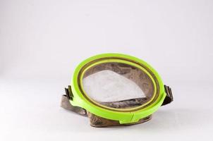 Classic Old Vintage Green Scuba Diving Mask photo