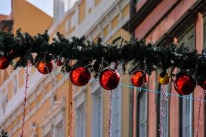 Christmas bulbs on Tenerife photo