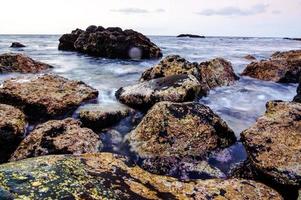 Rocky shore landscape photo