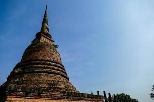 Ancient buddhist temple in Asia photo