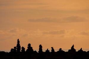 Colourful sky at sunset photo