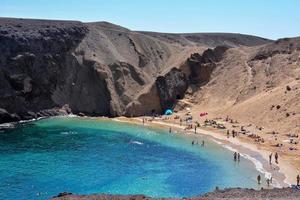 paisaje marino en verano foto