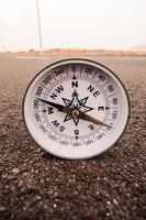 Compass on the road photo