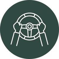 Steering Wheel Vector Icon