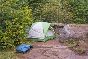 Tenting Amongst the Trees and Rocks photo