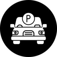 icono de vector de estacionamiento