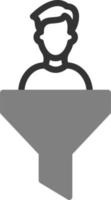 Sales Funnel Vector Icon