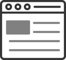Web Subscription Vector Icon