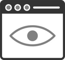 Online Impression Vector Icon