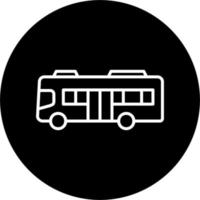 icono de vector de bus