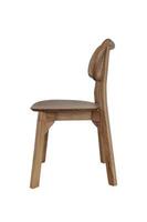 de madera teca rota sillas aislado en blanco antecedentes. interior diseño inspiración. mueble moderno inspiración. hogar viviendo. foto