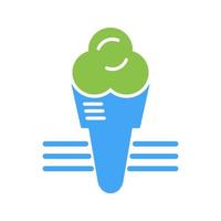 icono de vector de helado