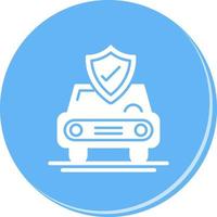 Car Insurance Vector Icon