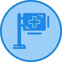 Hospital Sign Vector Icon