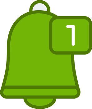 icono de vector de notificación