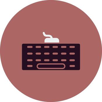 icono de vector de teclado de computadora