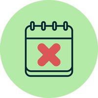 Cancel Event Vector Icon