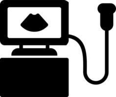 Ultrasound Machine Vector Icon