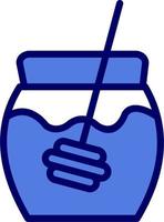 Honey Jar Vector Icon