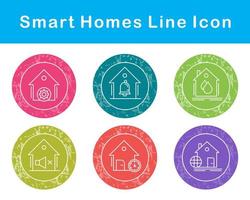 Smart Homes Vector Icon Set