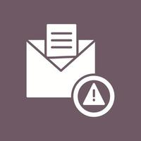 Spam Glyph Icon vector