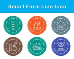 Smart Farm Vector Icon Set