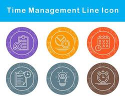 Time Management Vector Icon Set