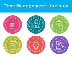 Time Management Vector Icon Set