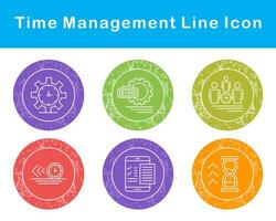 Time Management Vector Icon Set