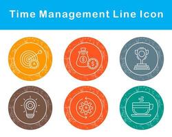 Time Management Vector Icon Set