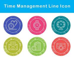 Time Management Vector Icon Set