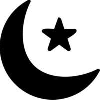 Half Moon Vector Icon