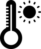 clima temperatura vector icono